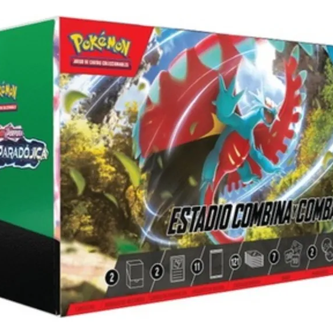 Pokémon TCG: Brecha Paradógica - Estadio Combina y Combate - Español 1