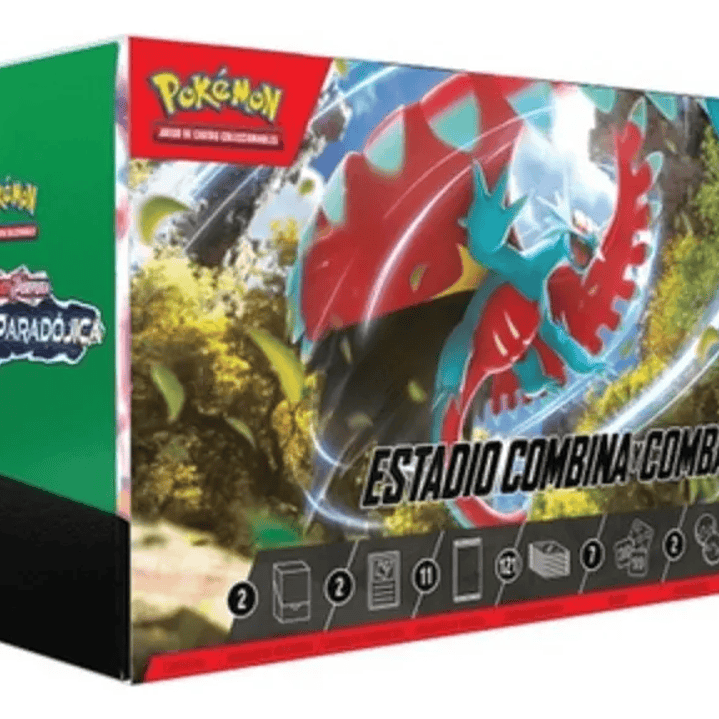 Pokémon TCG: Brecha Paradógica - Estadio Combina y Combate - Español 1