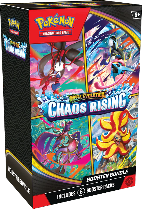 Pokémon TCG: Mega Evolution Chaos Rising - Booster Bundle - Inglés