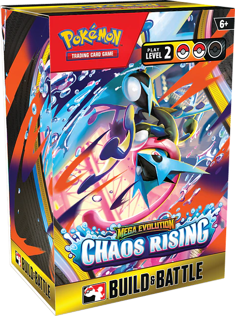 Pokémon TCG: Mega Evolution Chaos Rising - Build & Battle Box - Inglés