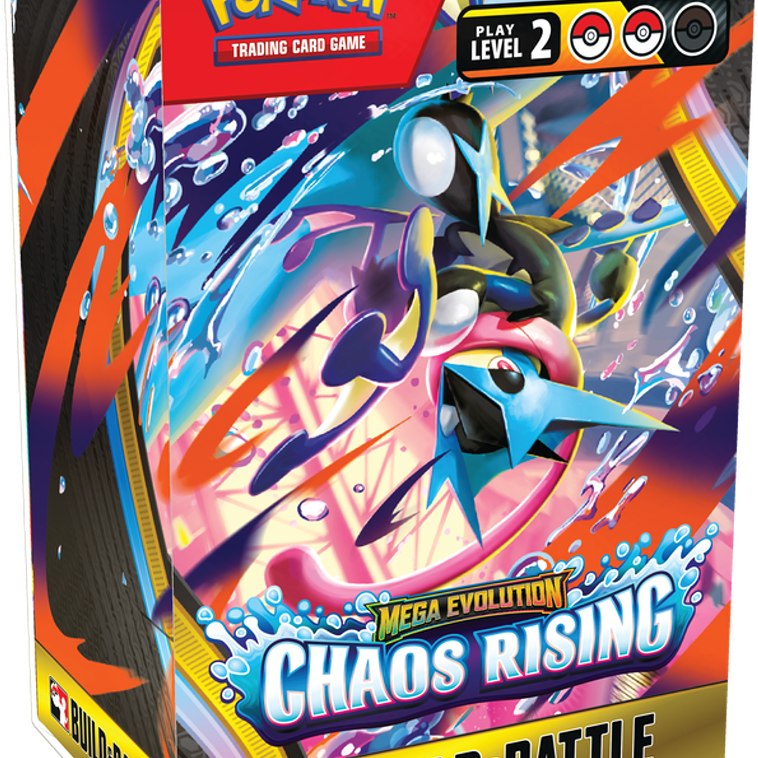 Preventa - Pokémon TCG: Mega Evolution Chaos Rising - Build & Battle Box - Inglés 1