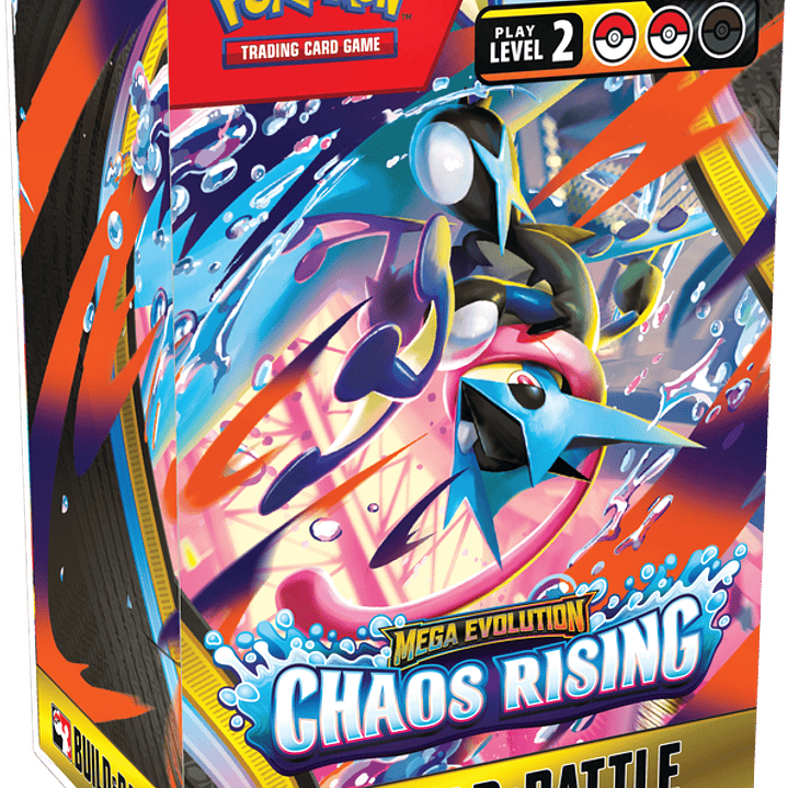 Preventa - Pokémon TCG: Mega Evolution Chaos Rising - Build & Battle Box - Inglés 1