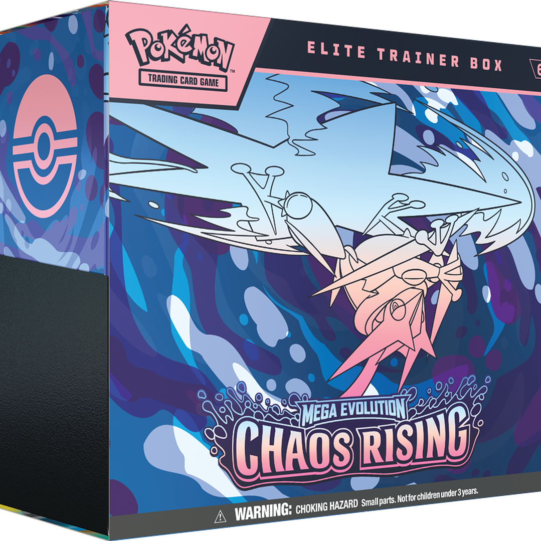 Preventa - Pokémon TCG: Mega Evolution Chaos Rising - Elite Trainer Box - Inglés 1