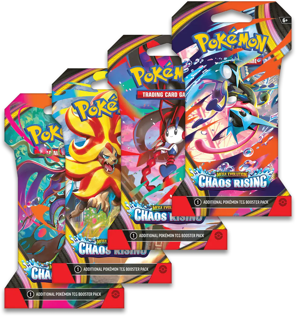 Pokémon TCG: Mega Evolution Chaos Rising - Sleeved Booster - Inglés 1