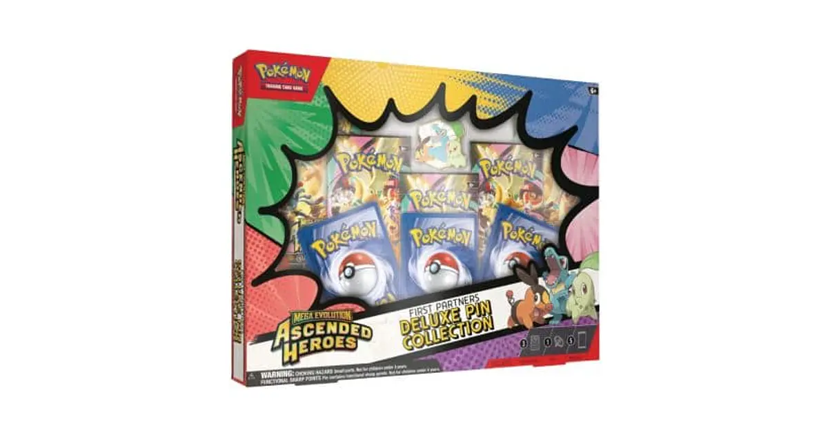 ポケモン Ascended Heroes Deluxe Pin Collect Pokémon Ascended Heroes First Partners Deluxe Pin Collection