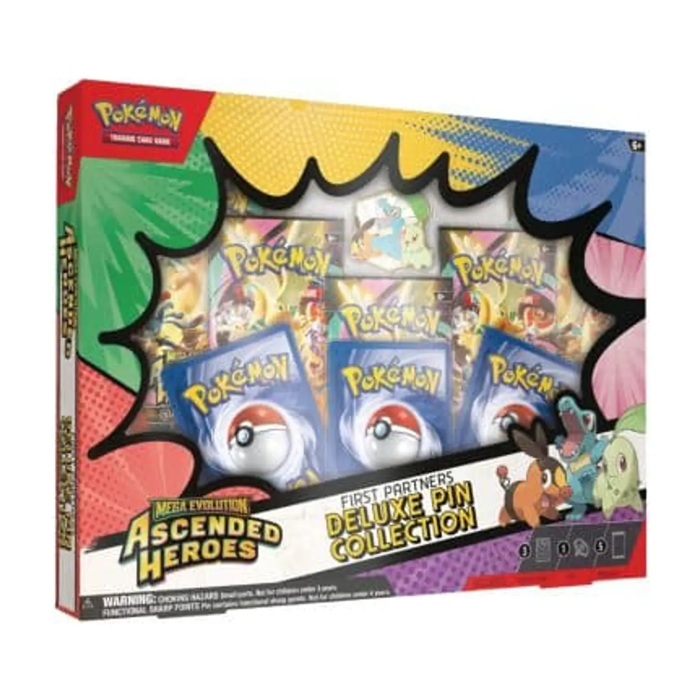 Pokémon Ascended Heroes First Partners Deluxe Pin Collection - Inglés 1