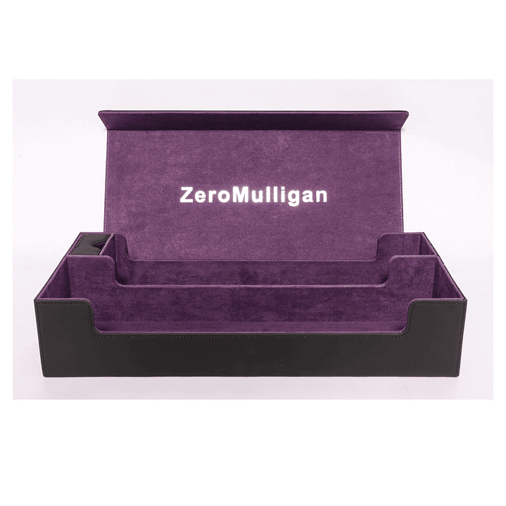 Deckbox Zero Mulligan Premium XL Negro/Morado 1