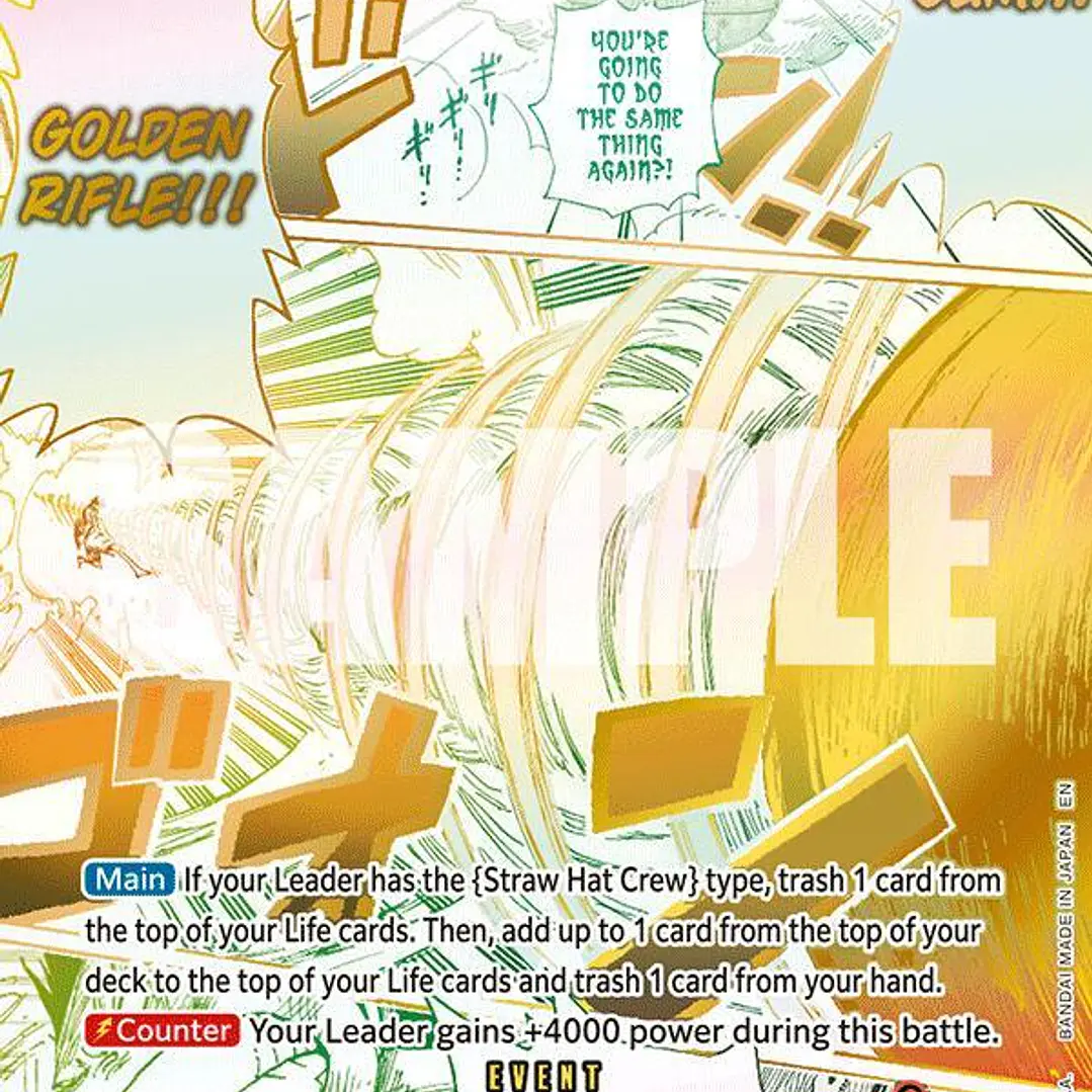 Gum-Gum Golden Rifle (Alternate Art) - Adventure on Kami's Island (OP15-EB04) 1