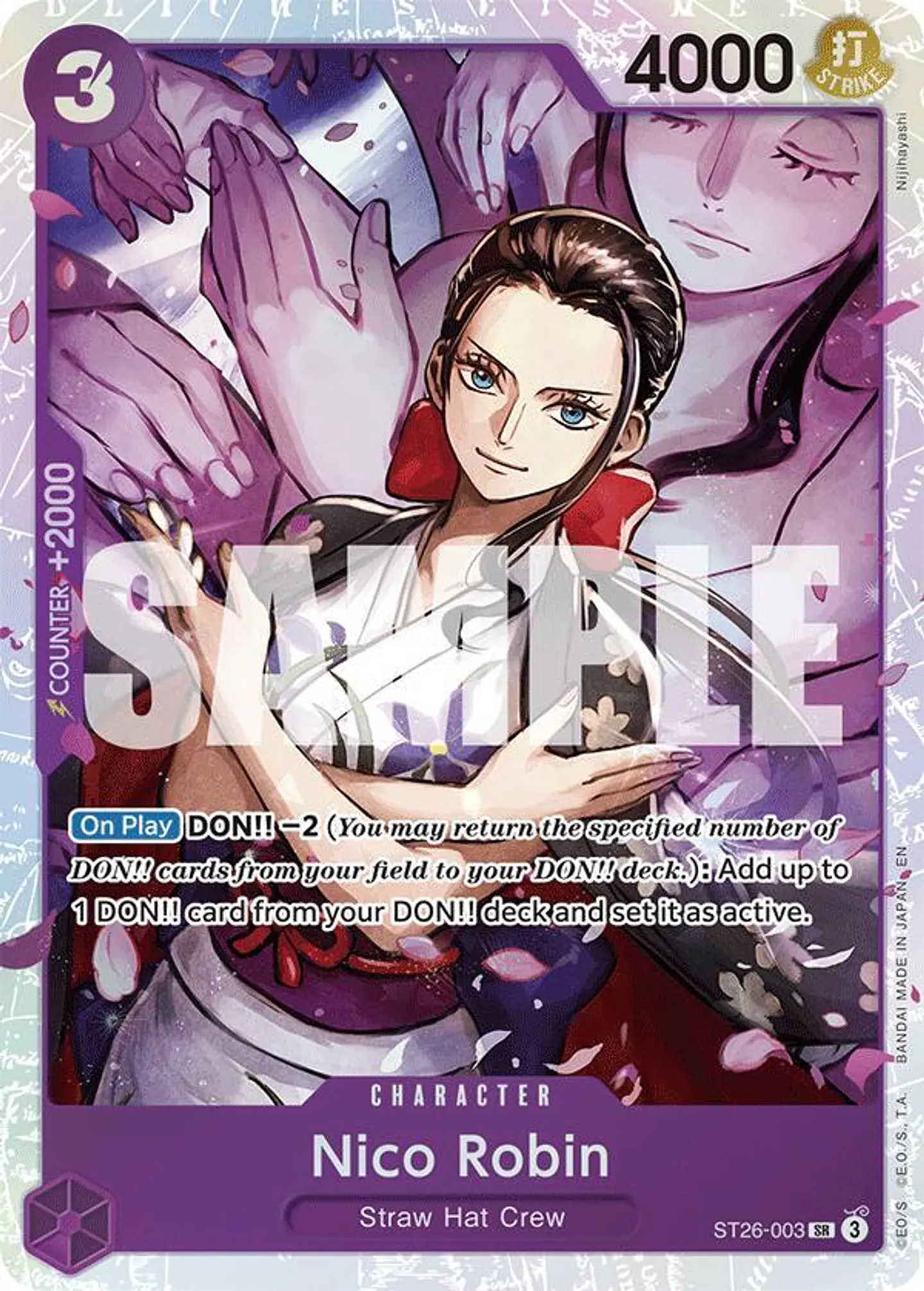 Nico Robin - Starter Deck 26: PURPLE/BLACK Monkey.D.Luffy (ST-26) 1