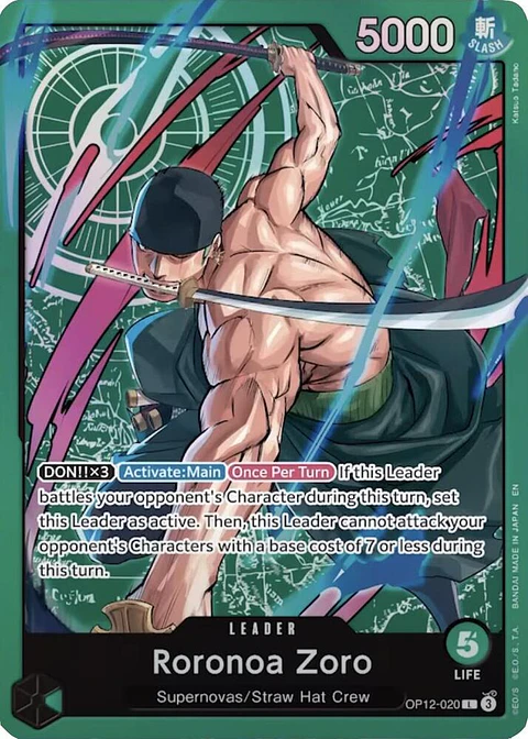 Roronoa Zoro - OP12-020 - Learn Together Deck Set (LT-01)