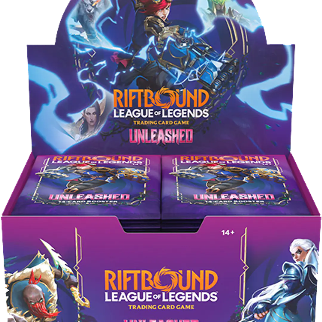 Preventa - Riftbound TCG: Set 3 - Unleashed Booster Display - Inglés 1