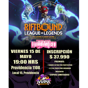 Preventa - Riftbound PreRift Event Unleashed