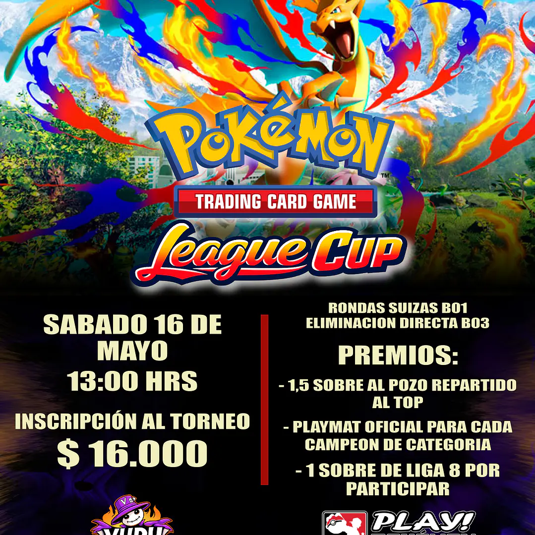 Evento - Pokemon TCG: League Cup - Sabado 16 de Mayo 2026 1