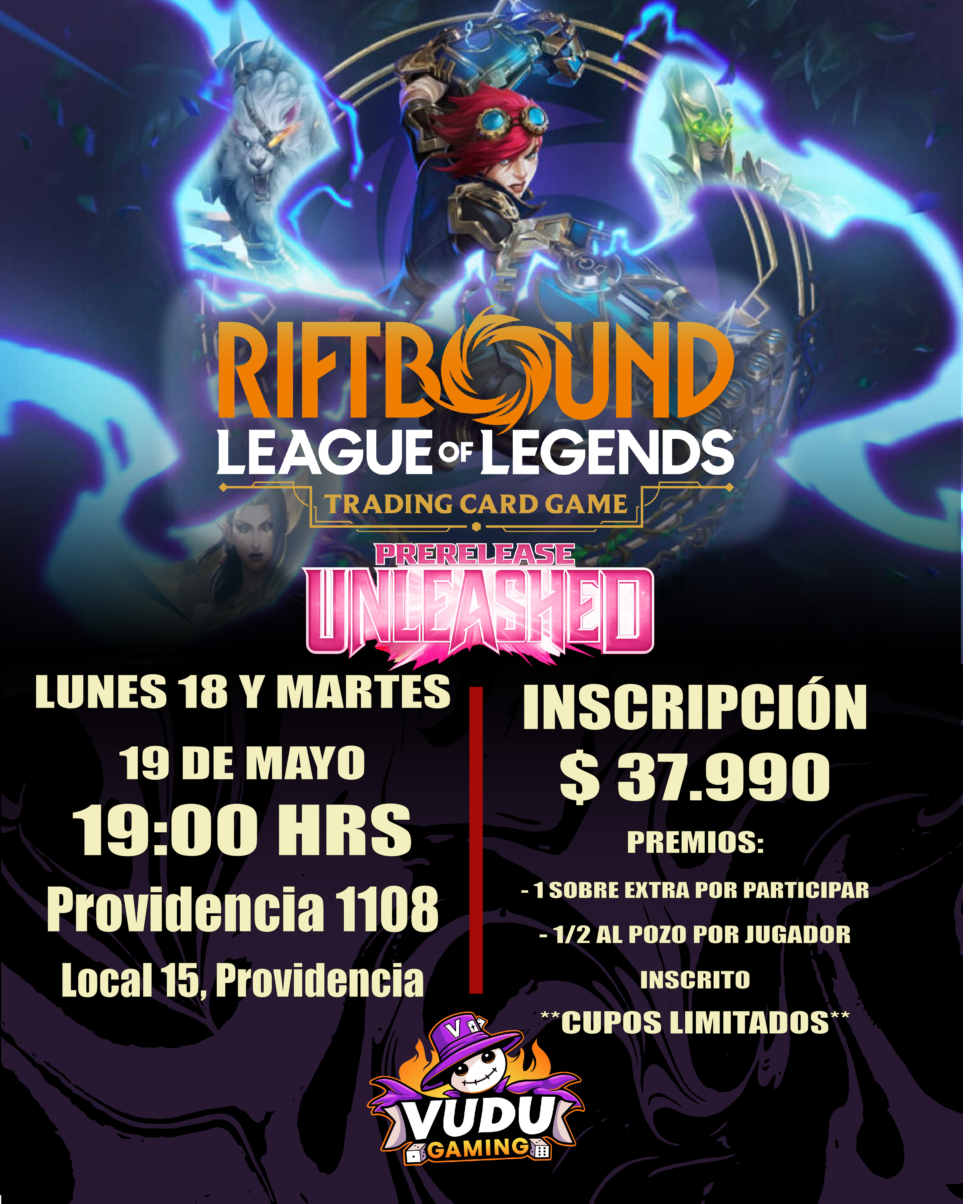 Preventa - Riftbound PreRift Event Unleashed