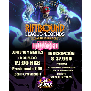 Preventa - Riftbound PreRift Event Unleashed
