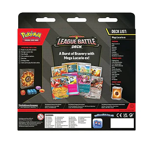Pokemon TCG: Mega Lucario Ex League Battle Deck