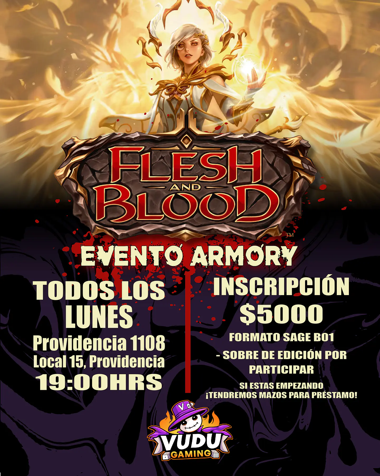 Evento - Weekly Armory - Flesh And Blood - 19:00 hrs 1