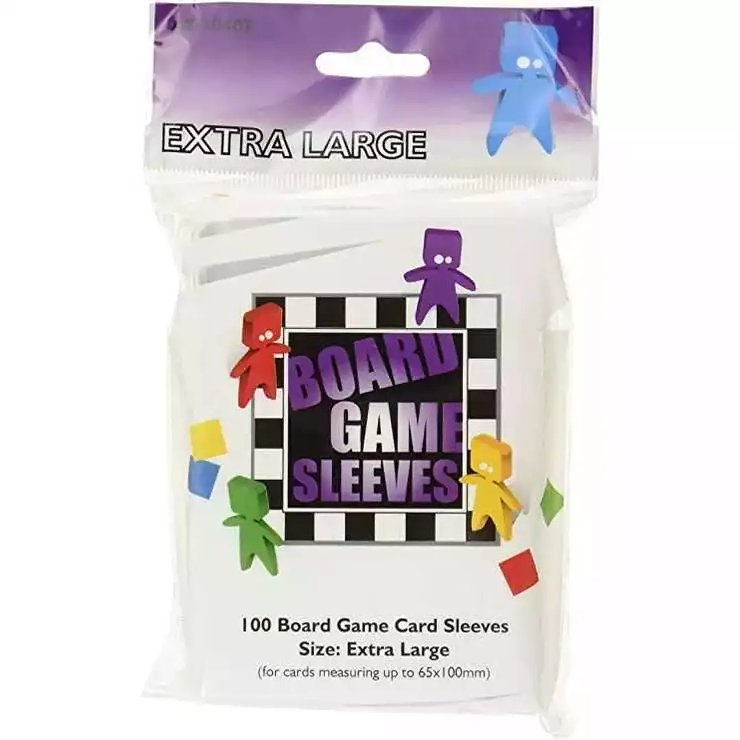 Board Game Sleeves- Extra Large (65x100mm) 1