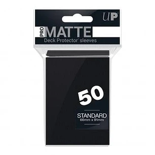 Protectores Ultra Pro (50) - ProMatte - Negro