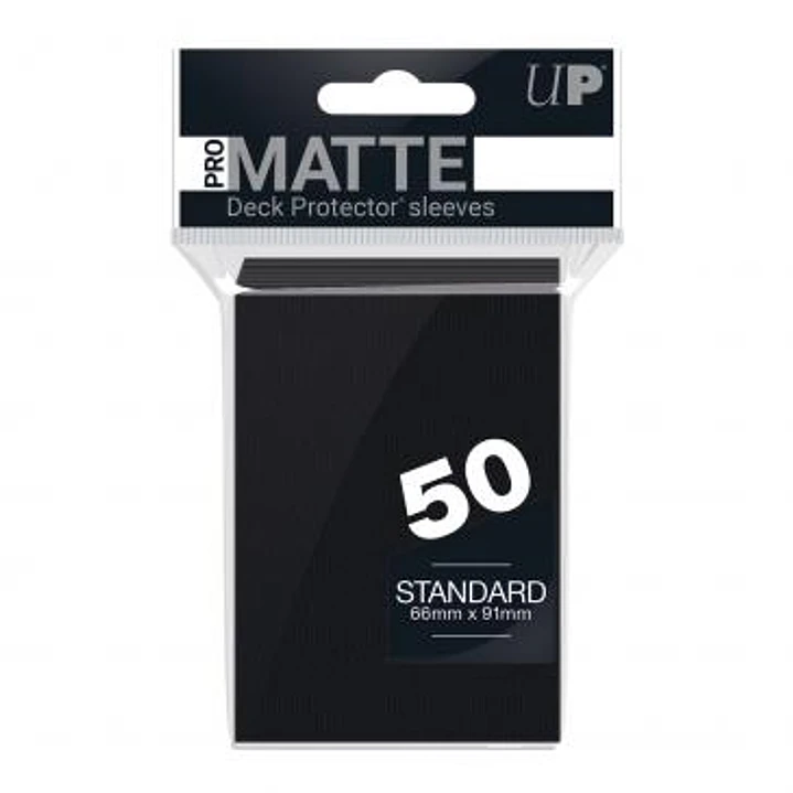 Protectores Ultra Pro (50) - ProMatte - Negro 1