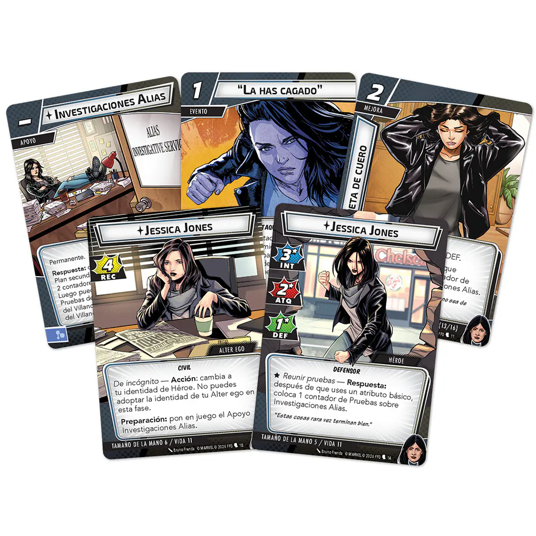 Preventa - Marvel Champions - Jessica Jones Hero Pack - Español 2