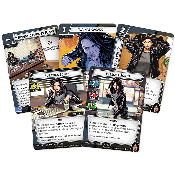 Preventa - Marvel Champions - Jessica Jones Hero Pack - Español 2