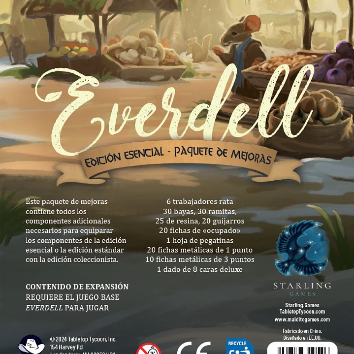 Paquete de mejoras - Everdell: Edición Esencial 1