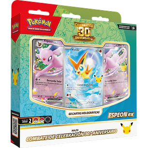 Preventa - Pokemon TCG: 30th Celebration Battle Deck Espeon Ex - Español