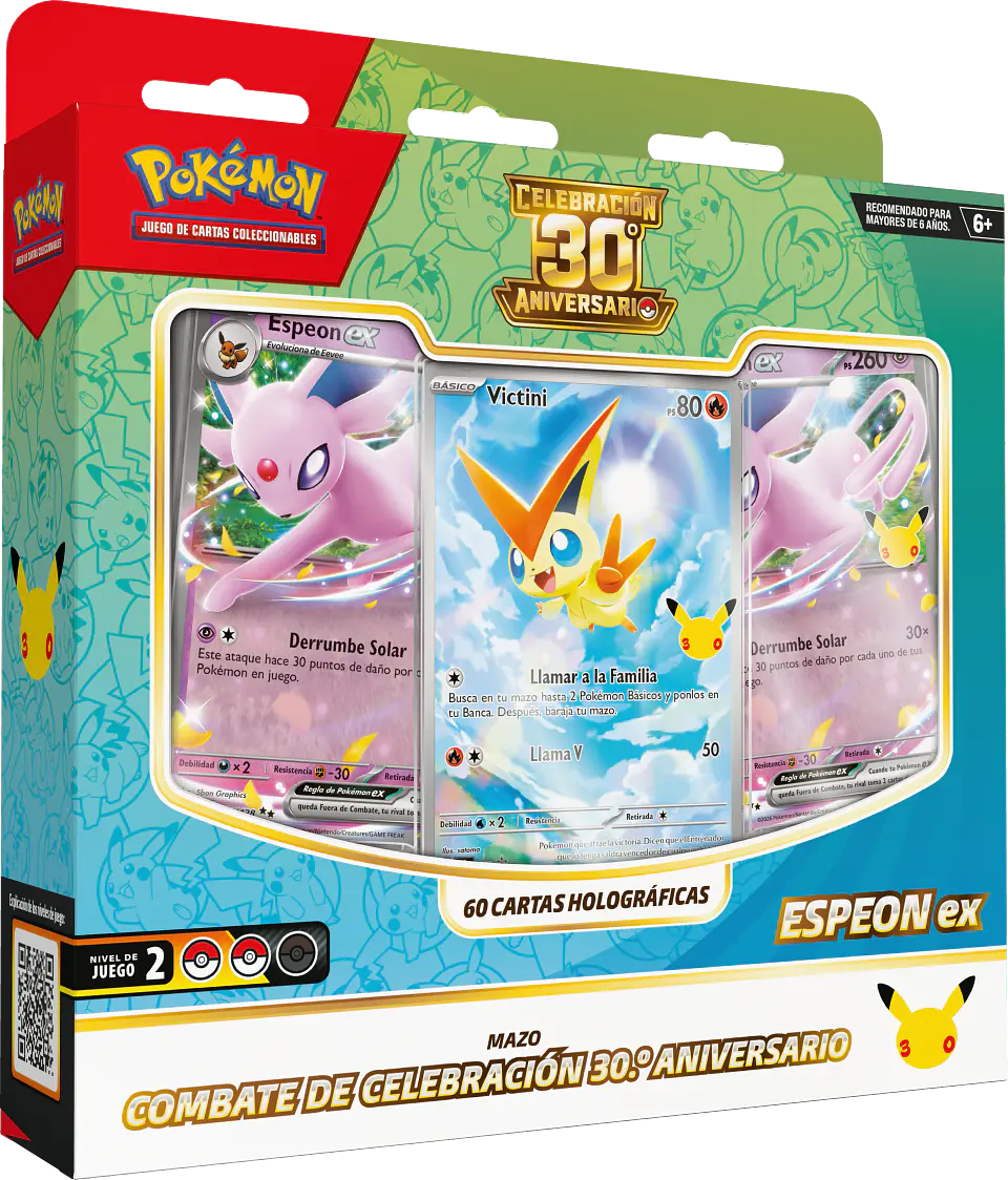 Preventa - Pokemon TCG: 30th Celebration Battle Deck Espeon Ex 1