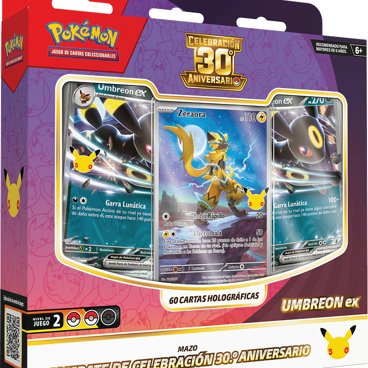 Preventa - Pokemon TCG: 30th Celebration Battle Deck Umbreon Ex - Español 1