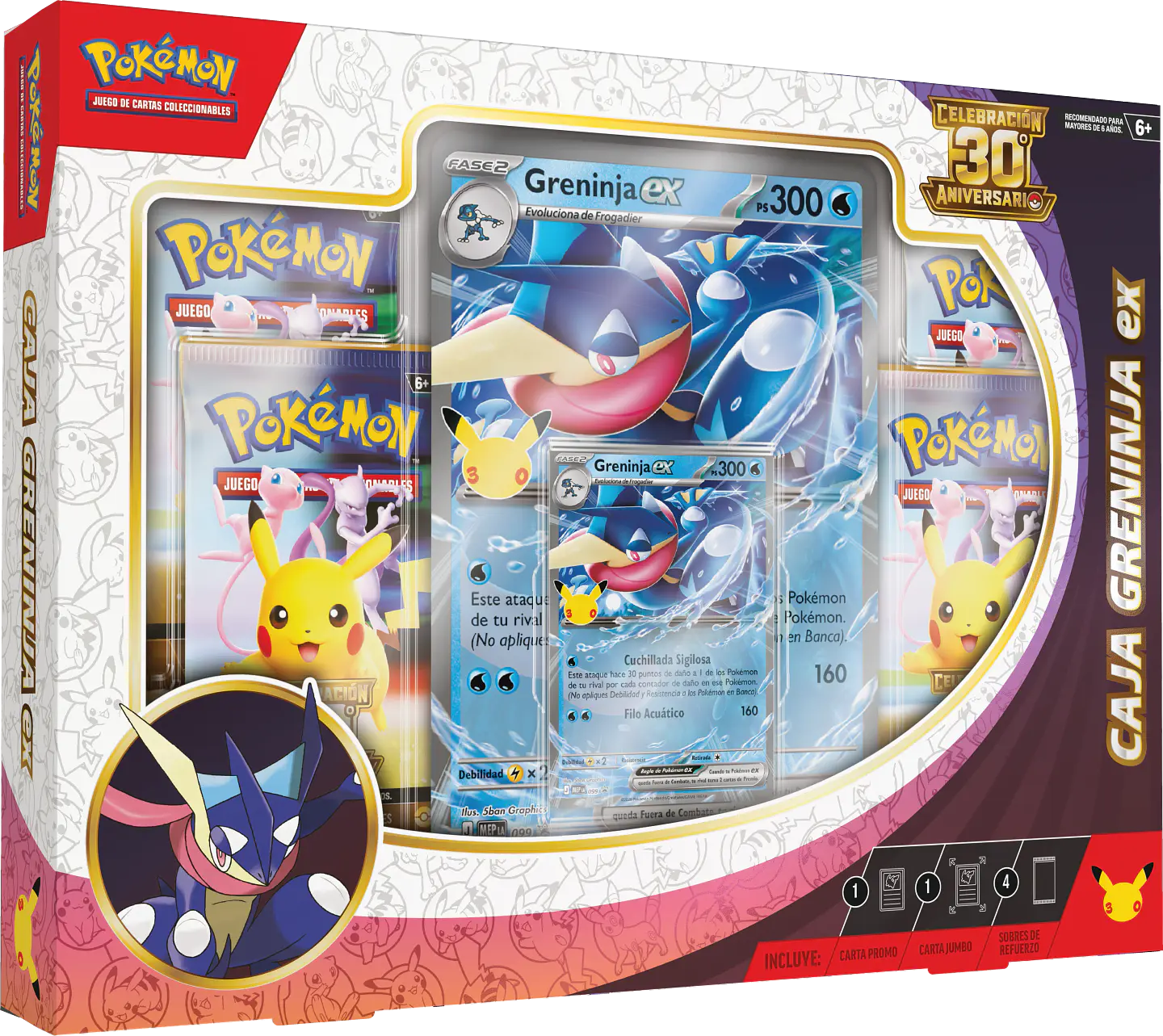 Pokemon TCG: 30th Celebration Greninja Ex Box 1