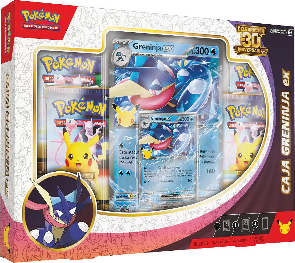 Pokemon TCG: 30th Celebration Greninja Ex Box 1