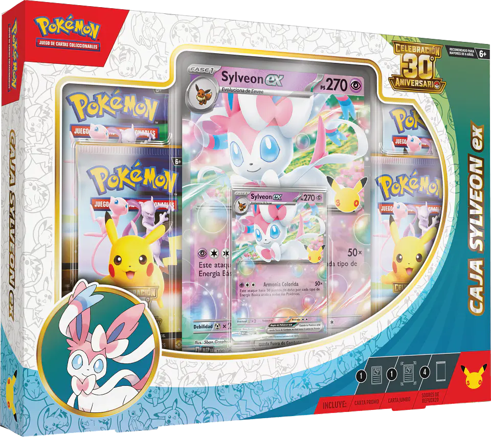 Pokemon TCG: 30th Celebration Sylveon Ex Box 1