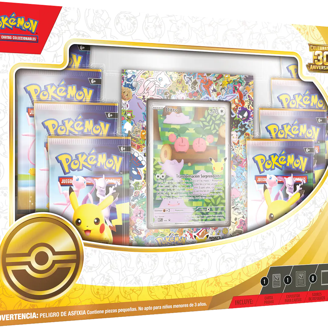 Preventa - Pokemon TCG: 30th Celebration Ditto Premium Collection - Español 1