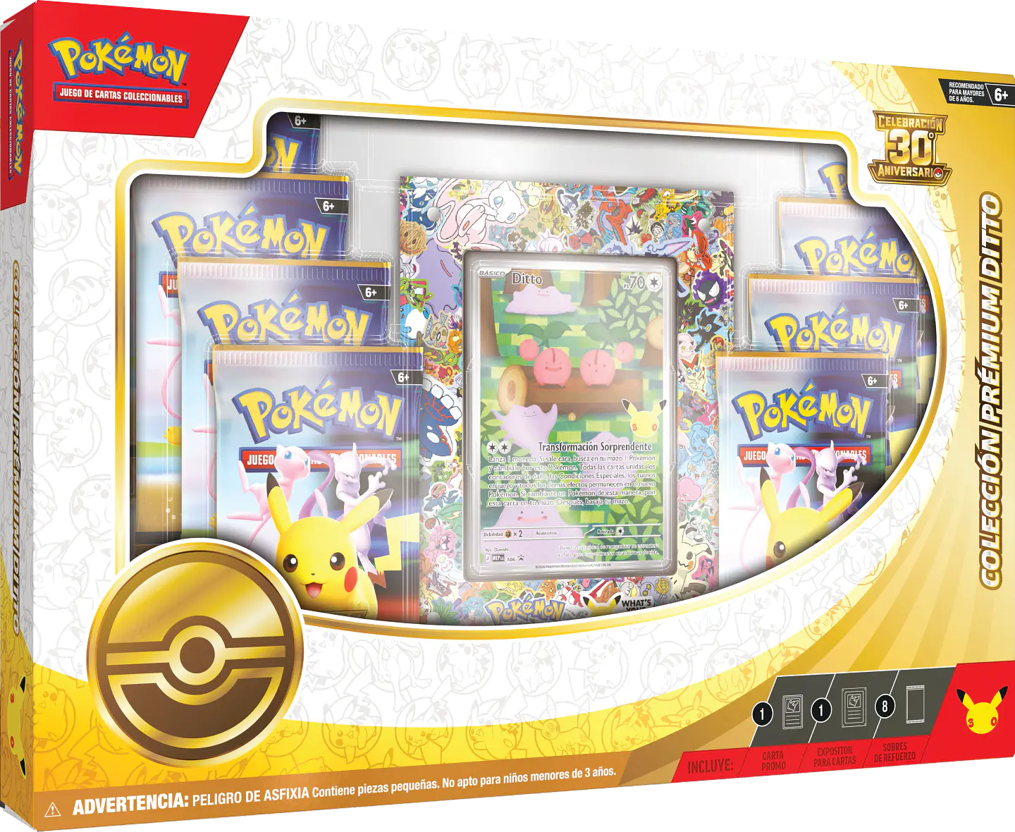 Preventa - Pokemon TCG: 30th Celebration Ditto Premium Collection 1