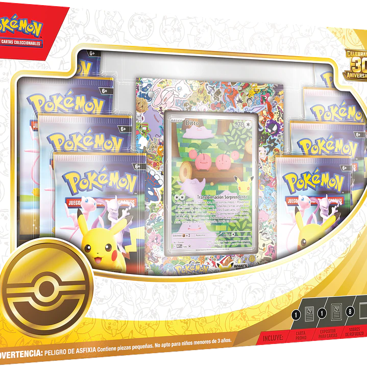 Preventa - Pokemon TCG: 30th Celebration Ditto Premium Collection - Español 1