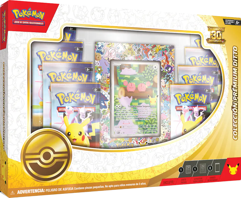 Preventa - Pokemon TCG: 30th Celebration Ditto Premium Collection 1