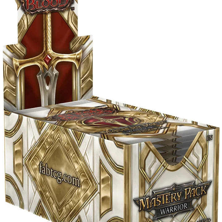 Preventa - Flesh and Blood TCG: Mastery Pack Warrior Display - Inglés 1