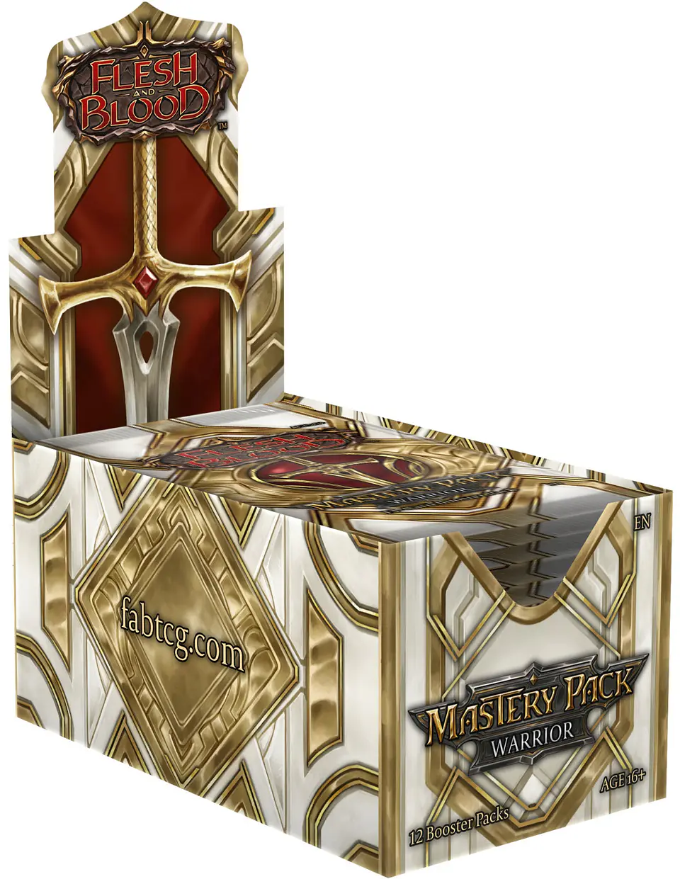 Flesh and Blood TCG: Mastery Pack Warrior Display - Inglés 1