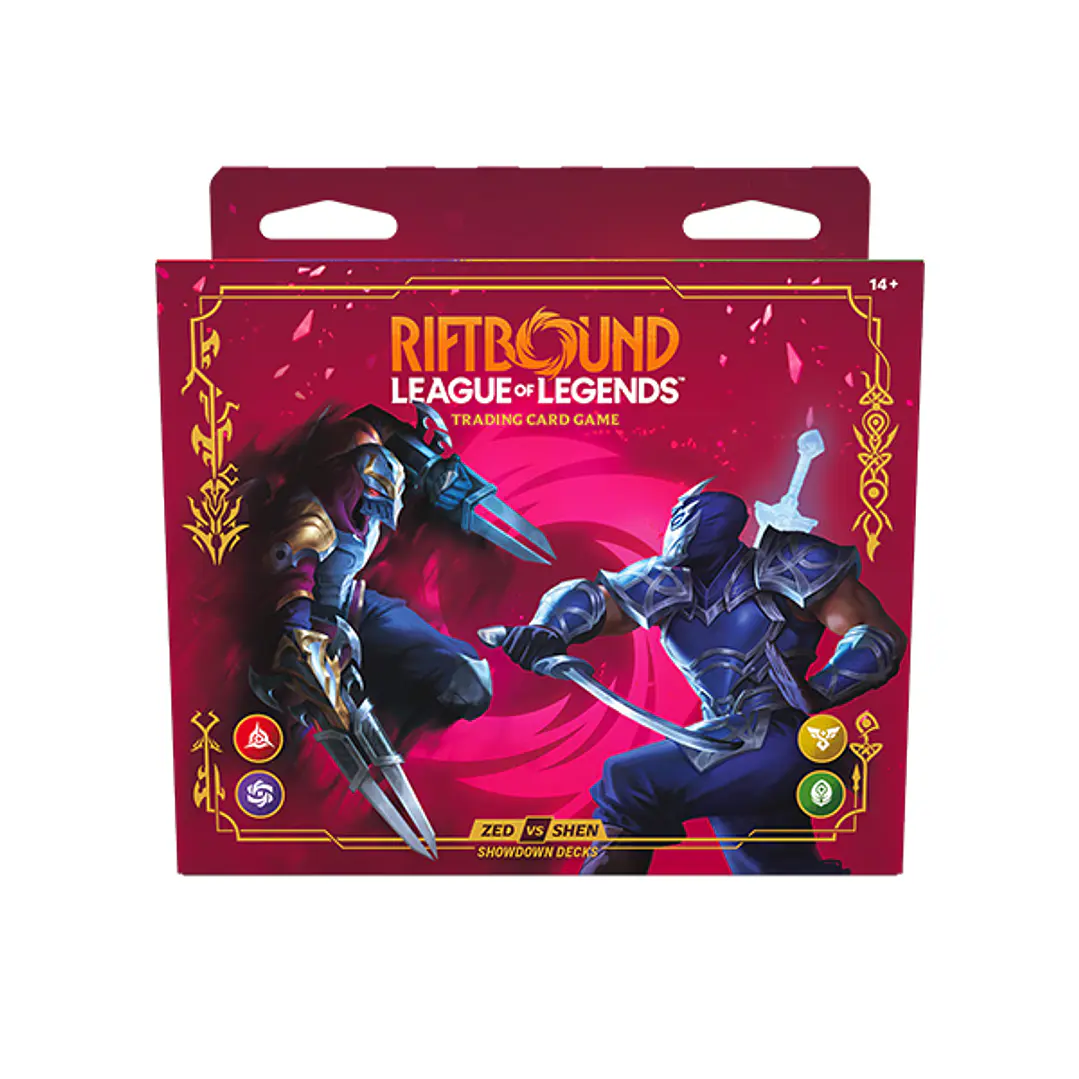 Preventa - Riftbound TCG Set 4 - Vendetta - Showdown Deck Zed vs Shen - Inglés 1