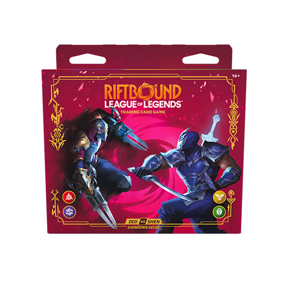 Riftbound TCG Set 4 - Vendetta - Showdown Deck Zed vs Shen - Inglés 1