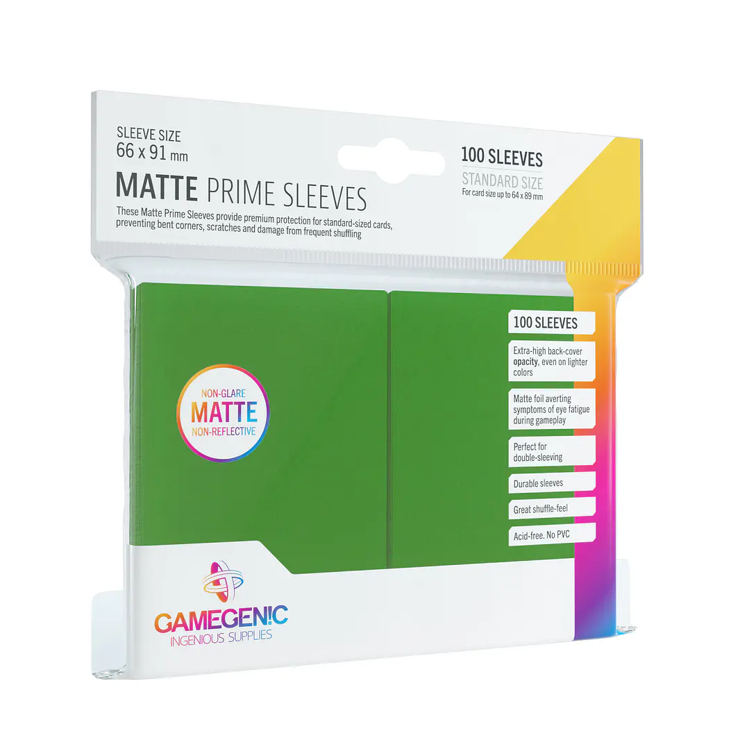 Game Genic - MATTE PRIME Protectores 100un 66x91mm - Colores 3