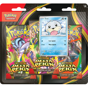 Preventa - Pokemon TCG: Mega Evolution Delta Reign - 3 Pack Blister - Inglés