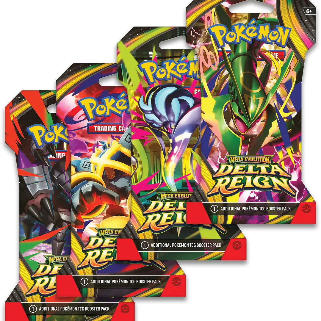 Preventa - Pokemon TCG: Mega Evolution Delta Reign - Sleeved Booster - Inglés 1