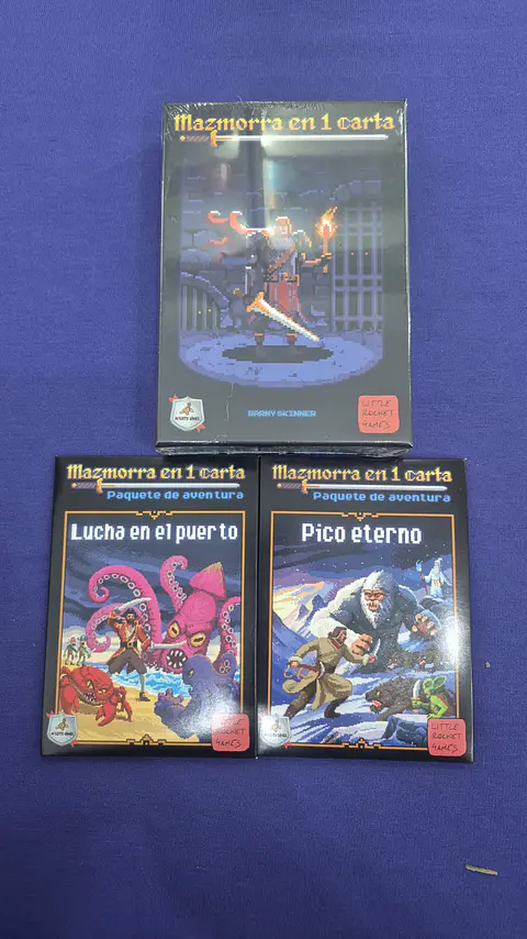 Paquete Mazmorra en 1 carta + Expansiones - Español