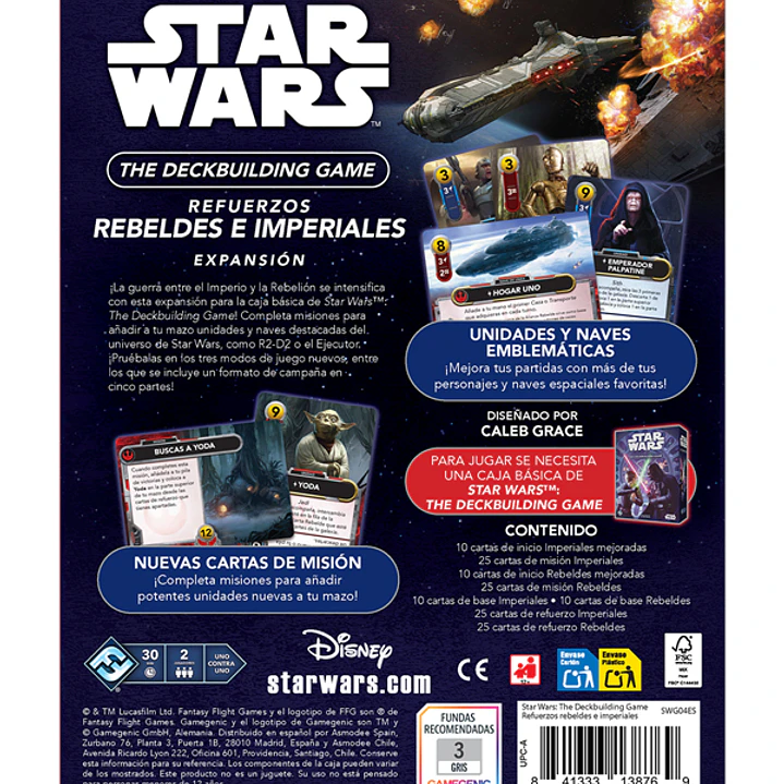 Star Wars The Deckbuilding Game - Expansión: Refuerzos Rebeldes e Imperiales - Español 2