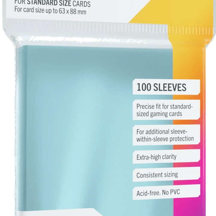 Game genic  - Protectores Standard Inner Sleeves 100und 64x89 mm 1