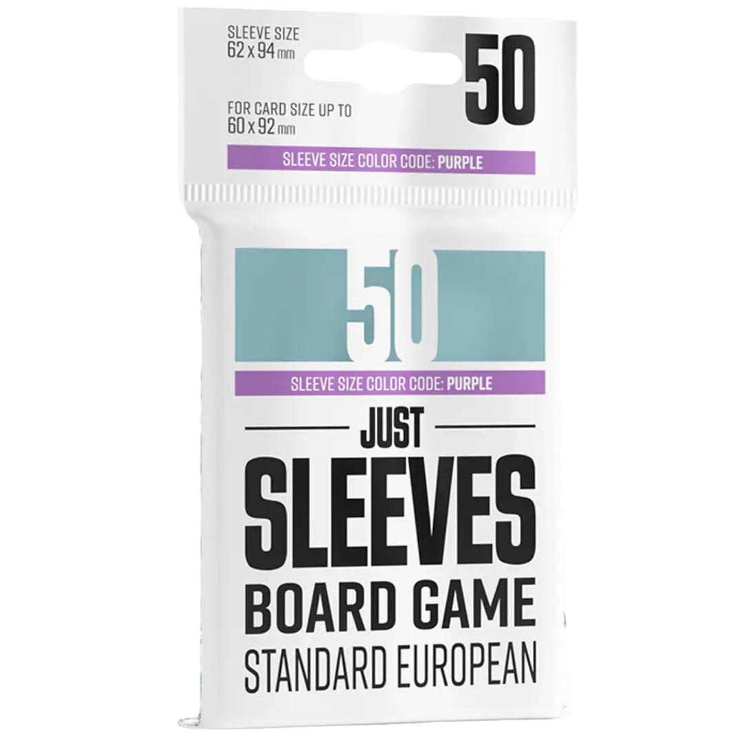 Just Sleeves Standart European - 50und 62x94mm - Morado 1