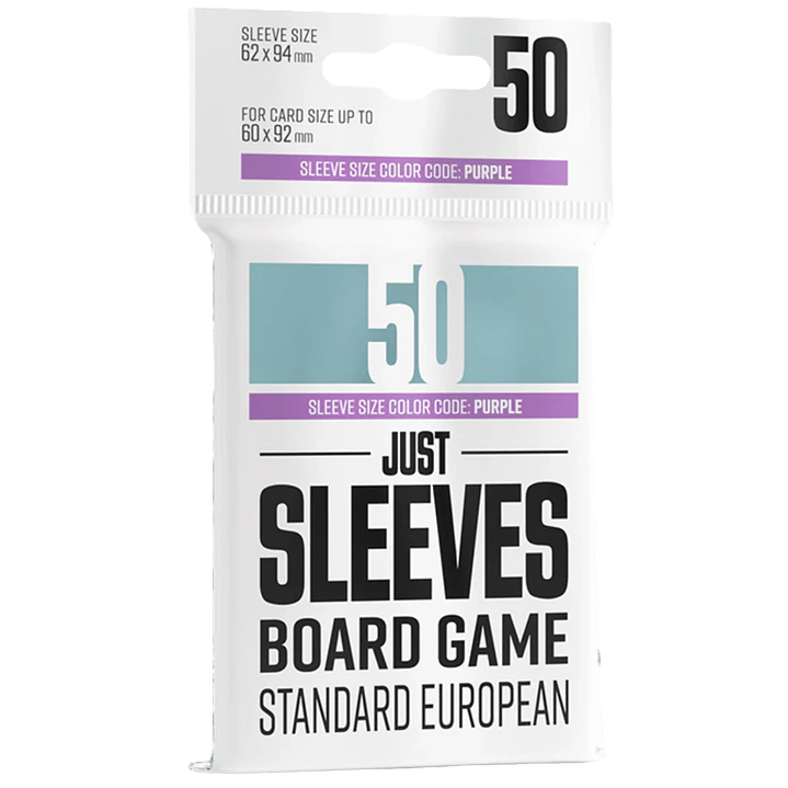 Just Sleeves Standart European - 50und 62x94mm - Morado 1