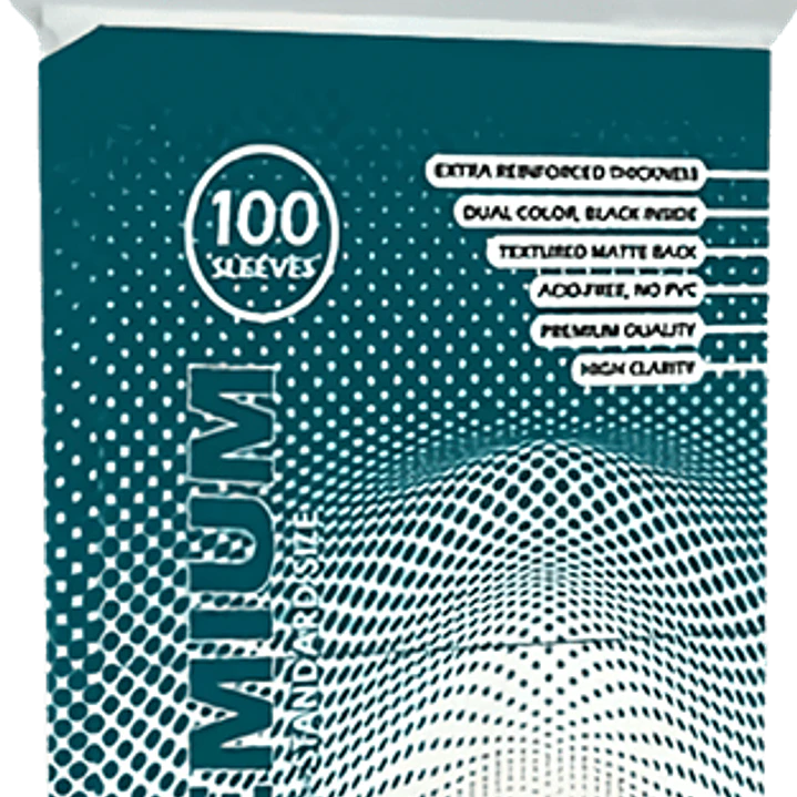 Top Deck - Premiun dual color Sleeves - 100und 64x89 Black 1